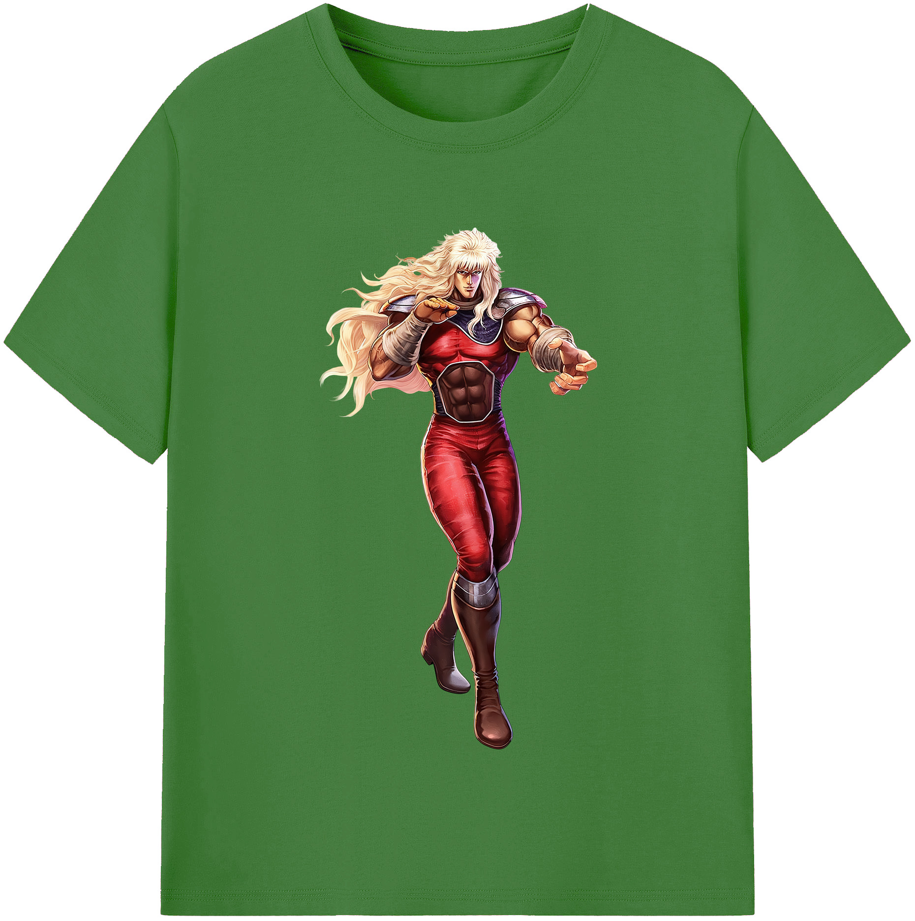（画像用） 北斗の拳 Fist of the North Star レディースカジュアルプリントTシャツ（綿100％）